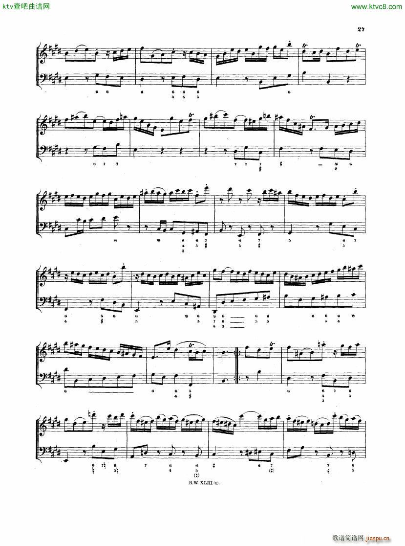 Bach JS BWV 1035 Flute Sonata in E(V)7