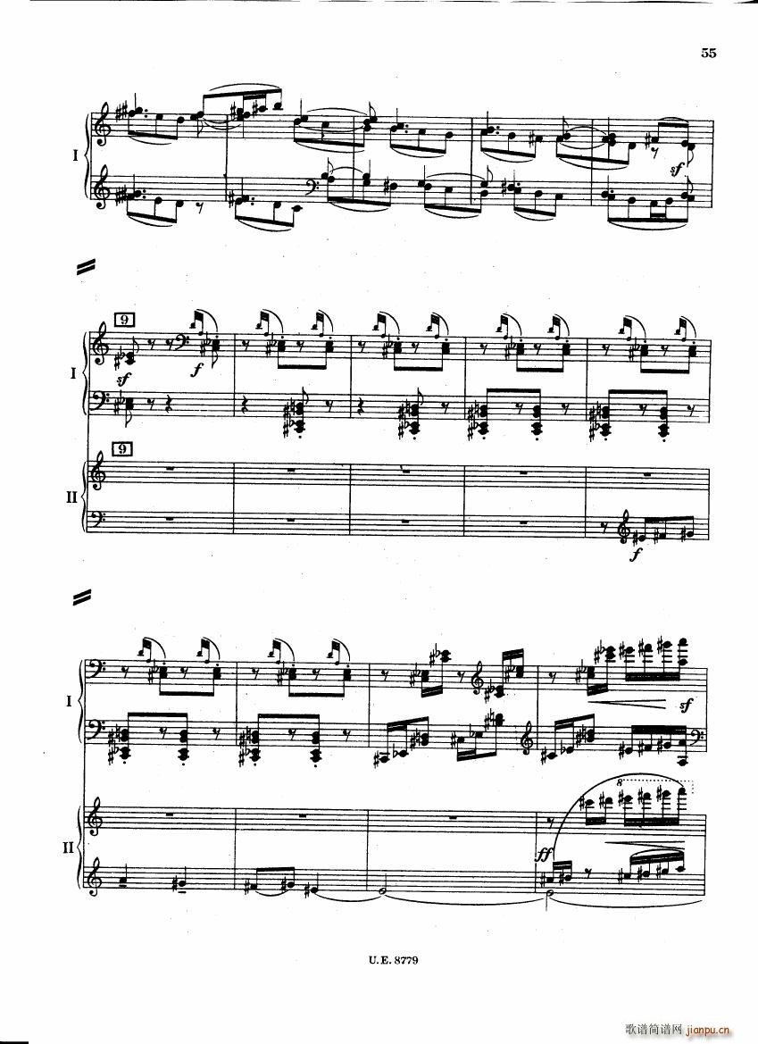 Bartok SZ 83 Piano Concerto 1 2p reduct (V)12