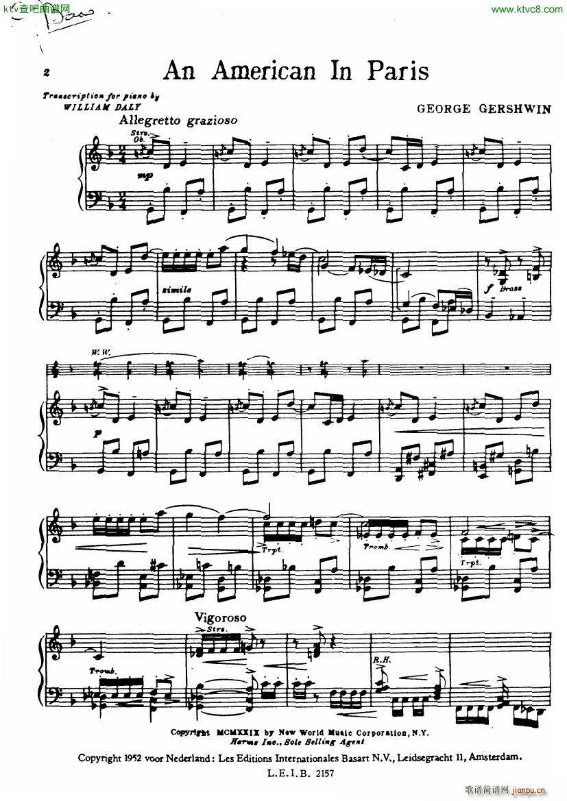 Gershwin Daly An american in paris(V)1