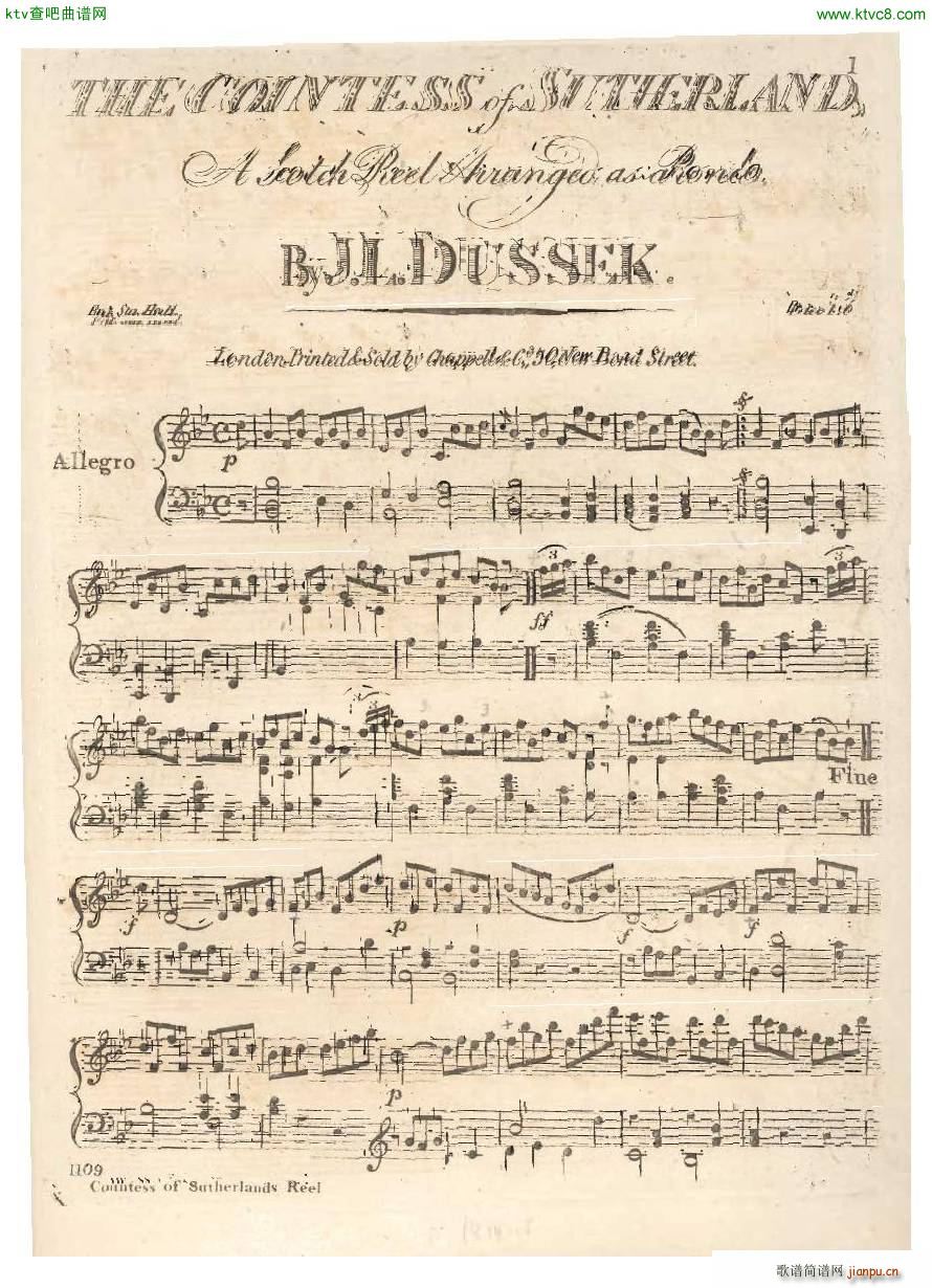 dussek countess of sutherland(V)1