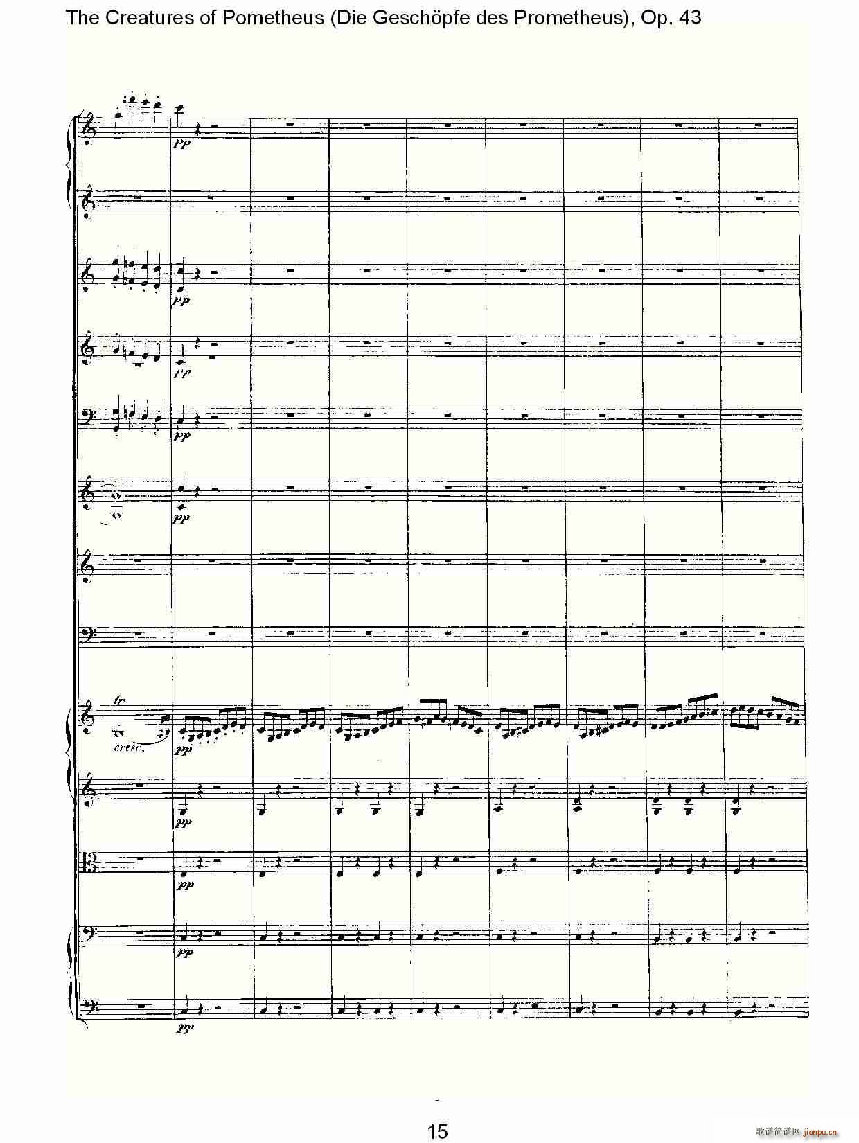 Die Gesch?pfe des Prometheus Op. 43(ʮּ)15