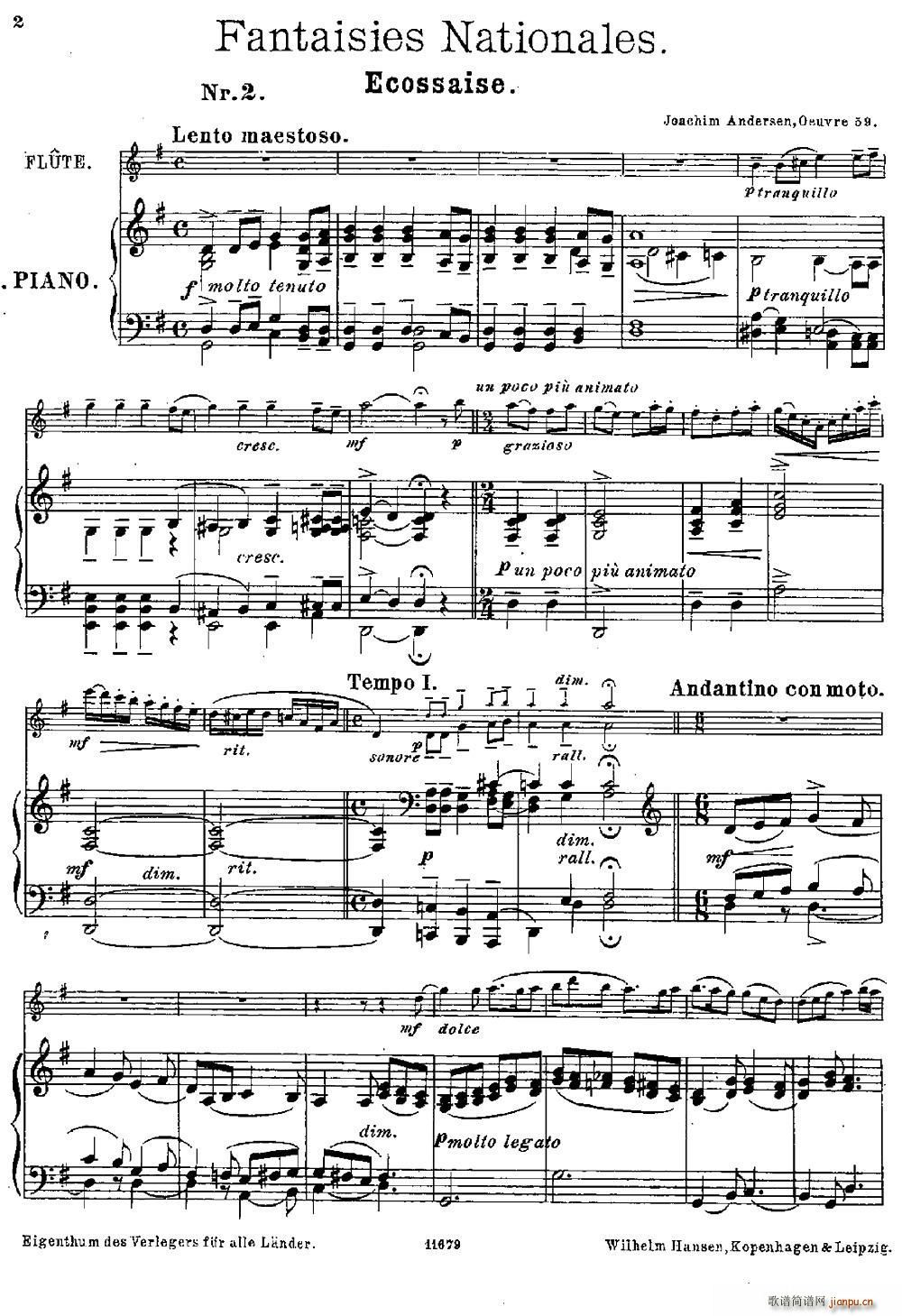 Fantaisies nationales Ecossais Op 59 No 2 L(zhng) ٰ(V)1