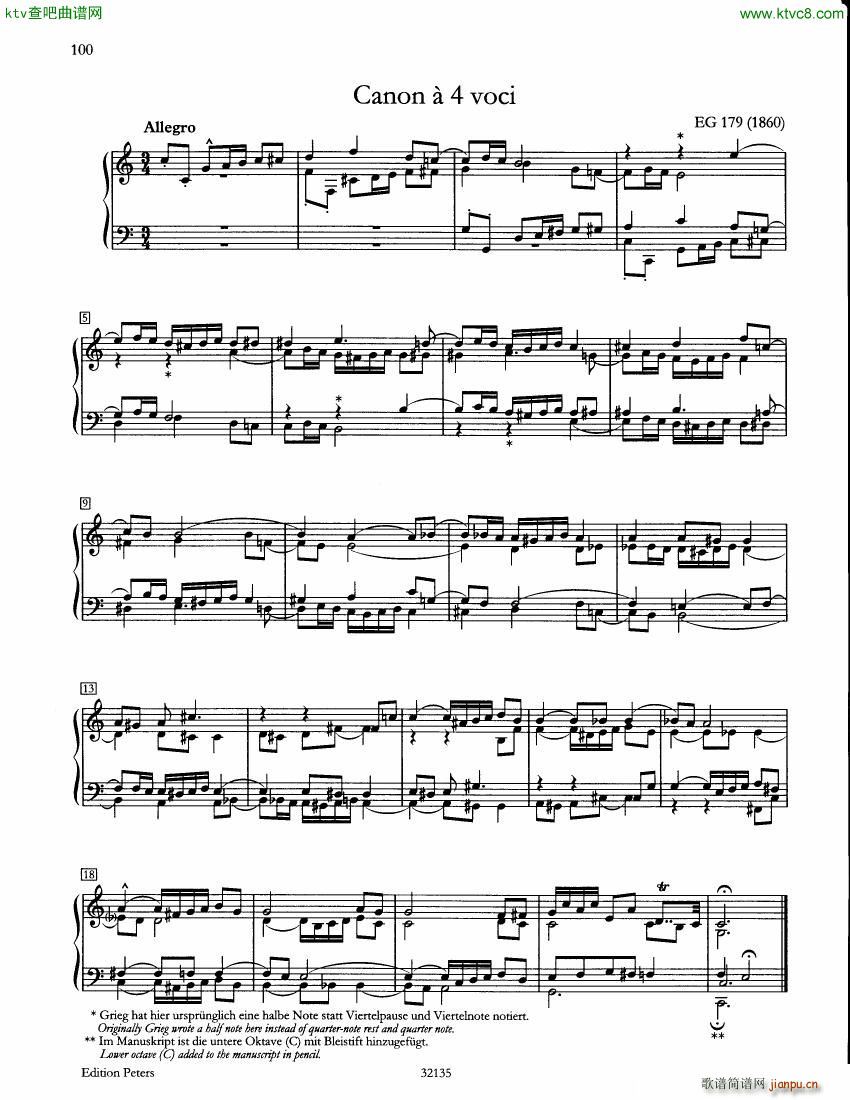 Grieg Canon EG179(V)1