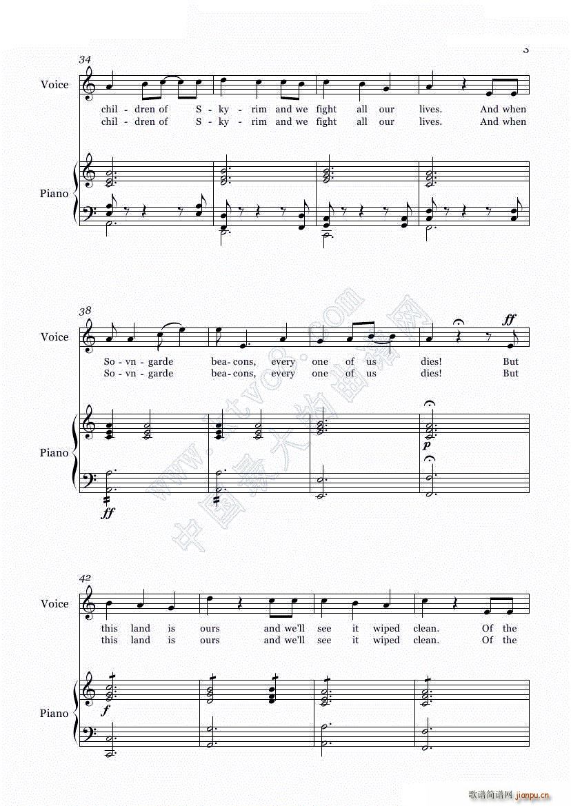 Age of Oppression Aggression Voice Piano(V)3