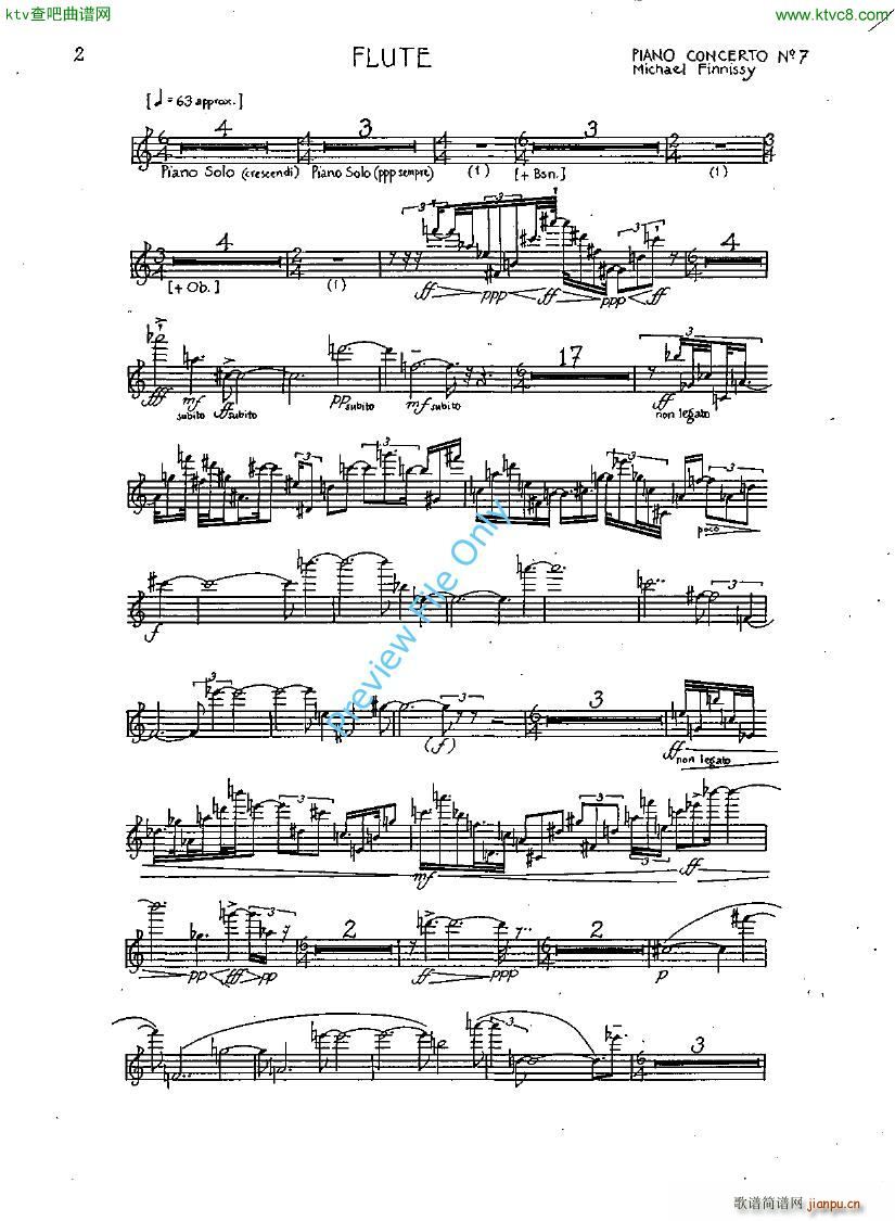 Finnissy Piano Concerto No 7(V)19