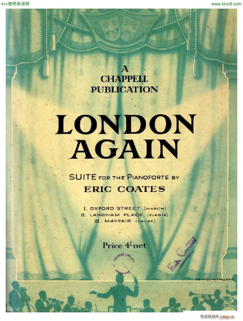 Coates London Again Piano Suite(V)1