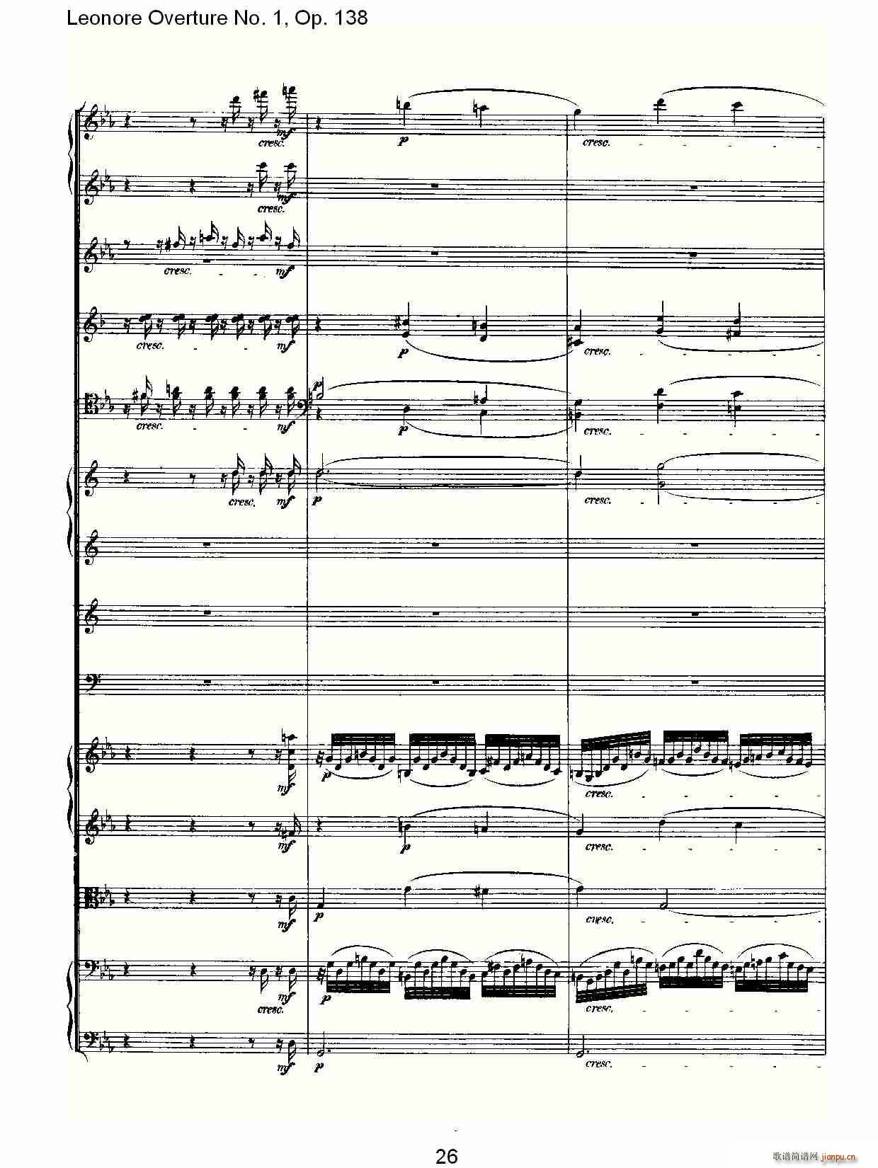 Leonore Overture No. 1, Op. 138(ʮּ)26