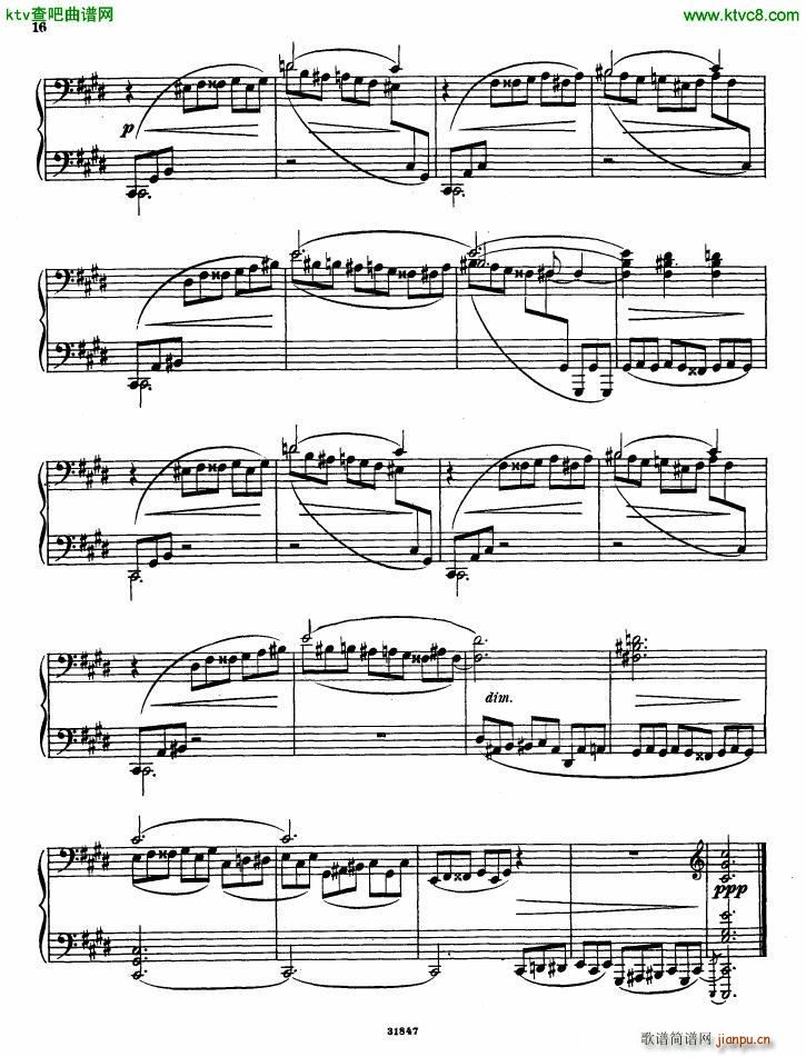 Gliere 25 Preludes op30 Book1(V)14