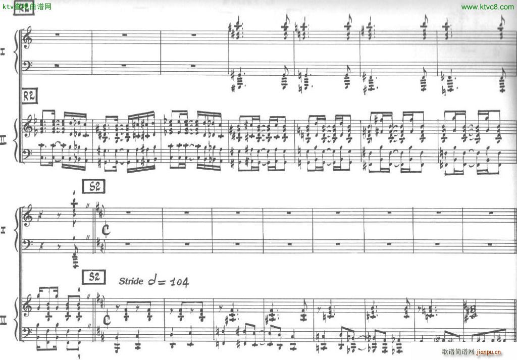 Bolling Sonata for Two Pianist no 2 Part3(V)3