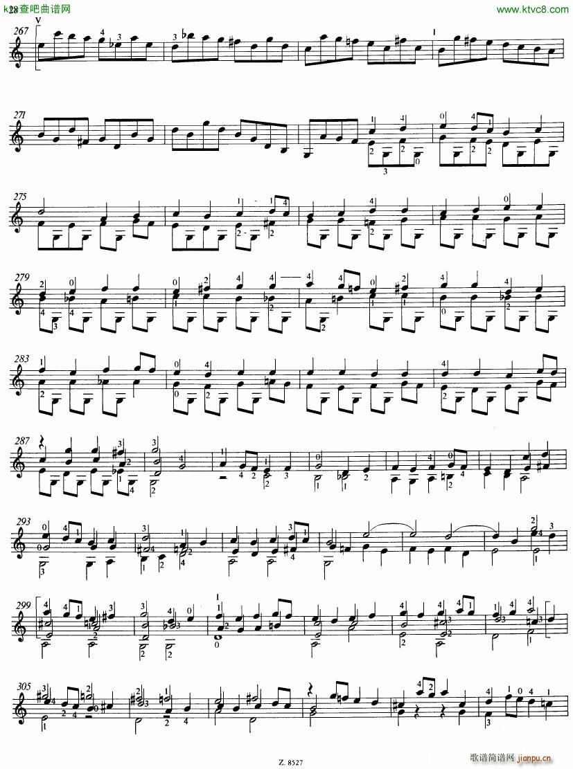Bach JS BWV 1005 Sonata for Solo Violin in C(V)36