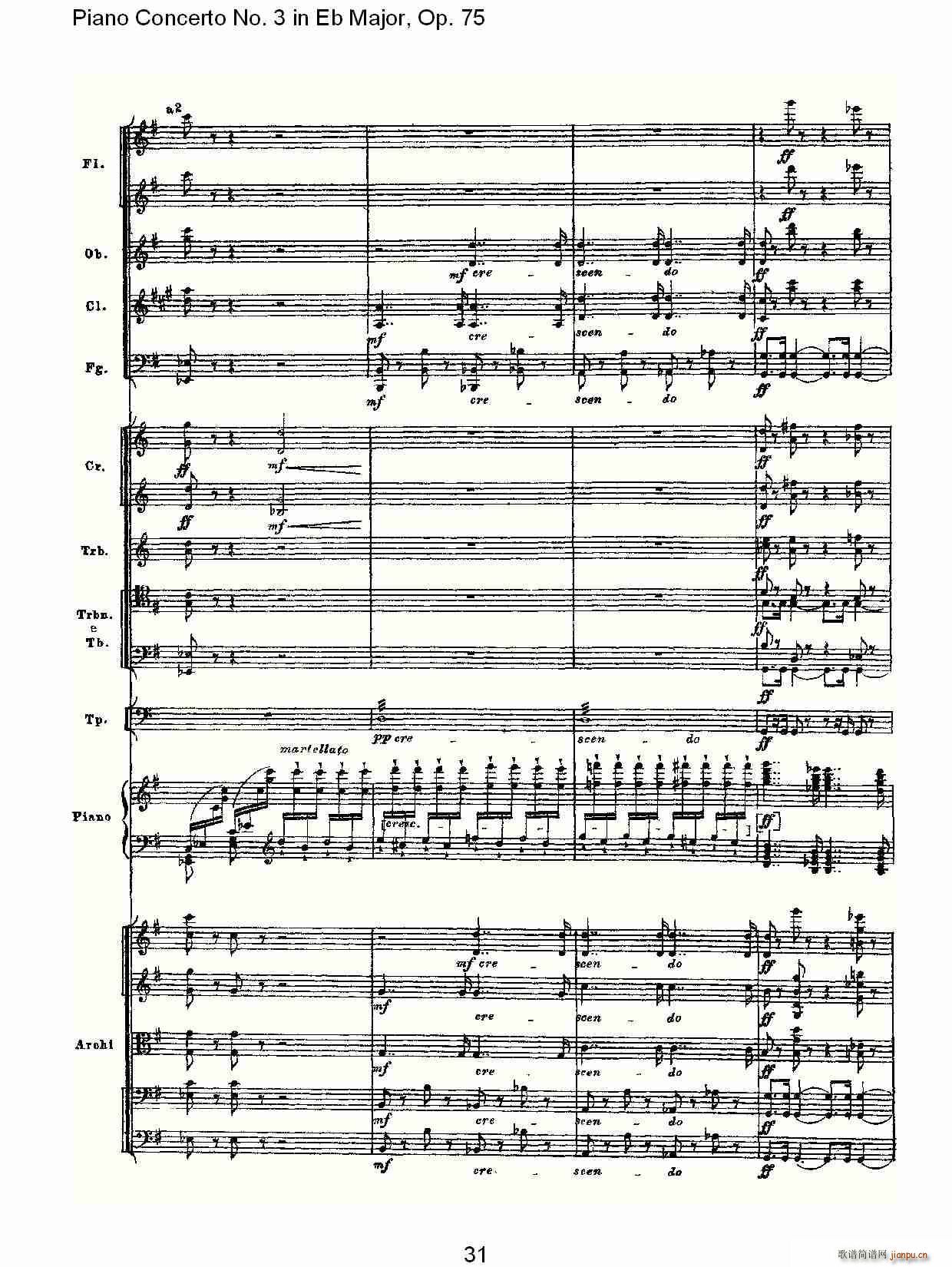 Piano Concerto No.3 in Eb Major, Op.75(V)1
