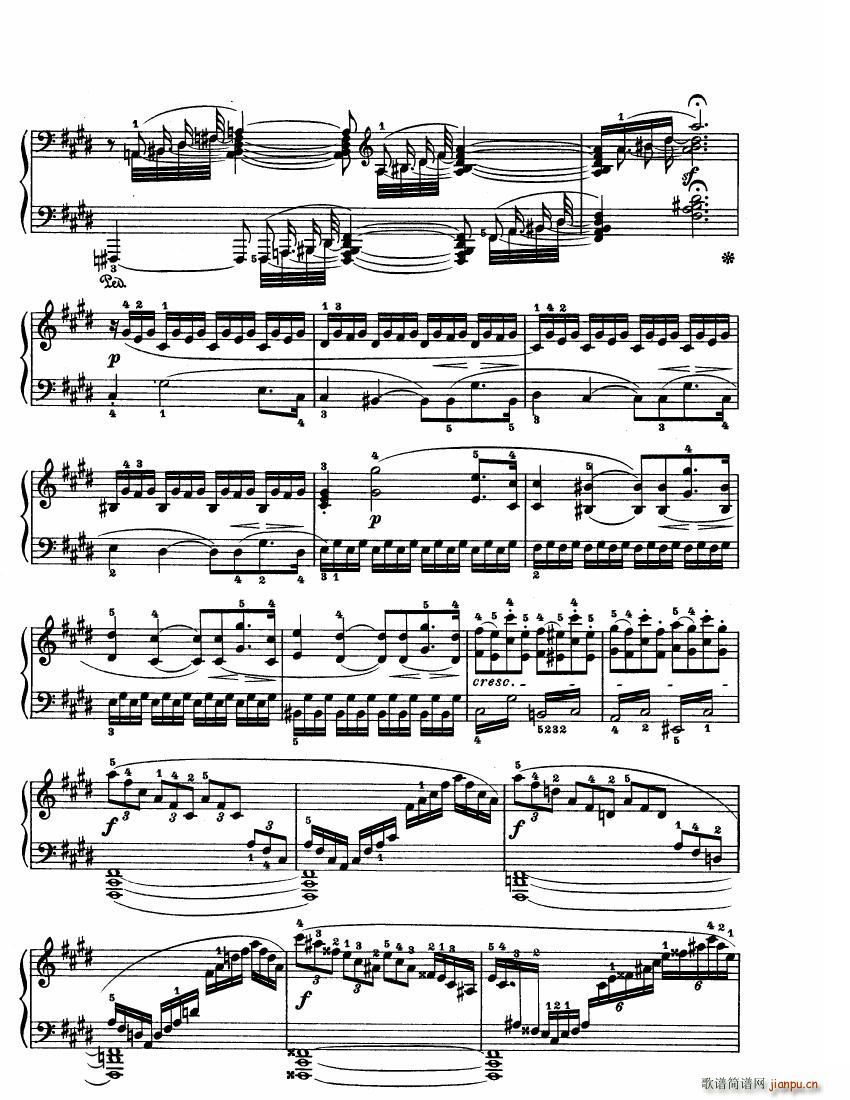 Beethoven op 27 no 2 Piano Sonata Moonlight(V)13