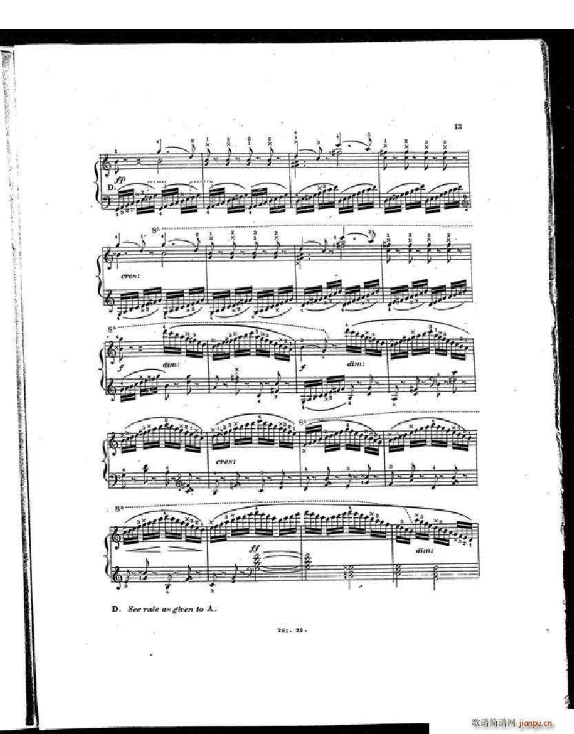 Czerny Etudes de la Velocite(V)10