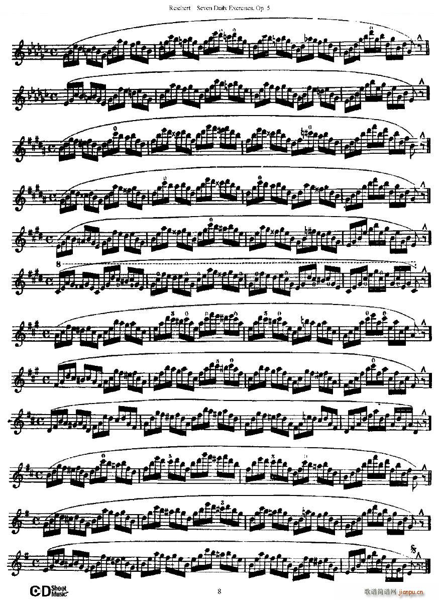 Seven Daily Exercises Op 5 ÿվ Ʒ5̖ ~(ʮּ)8