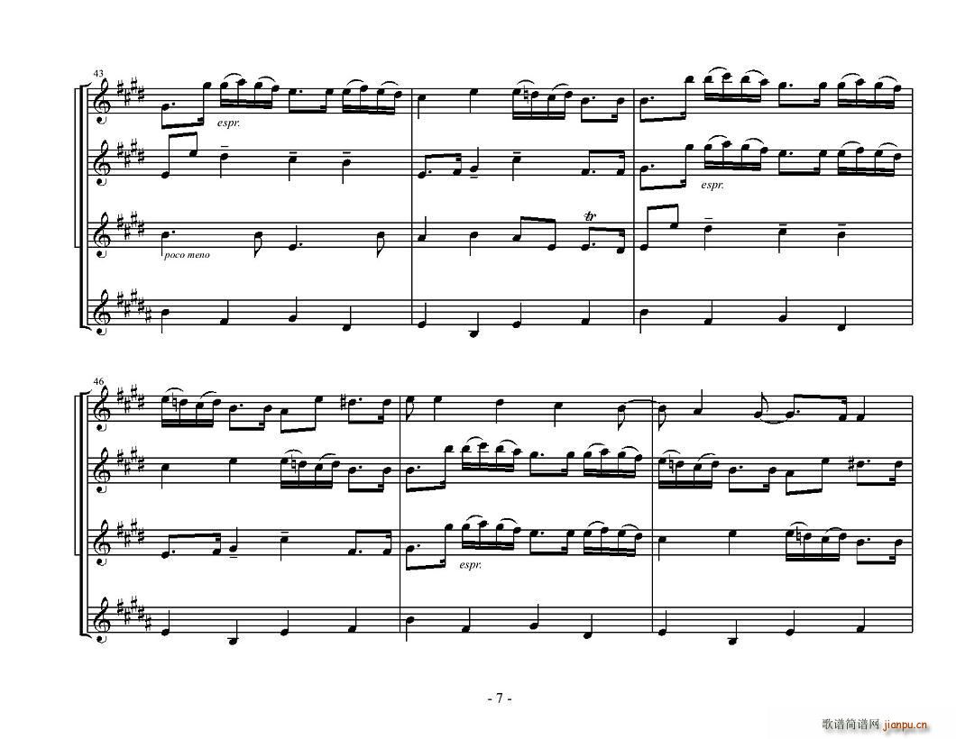 Kanon in D Dur(V)7