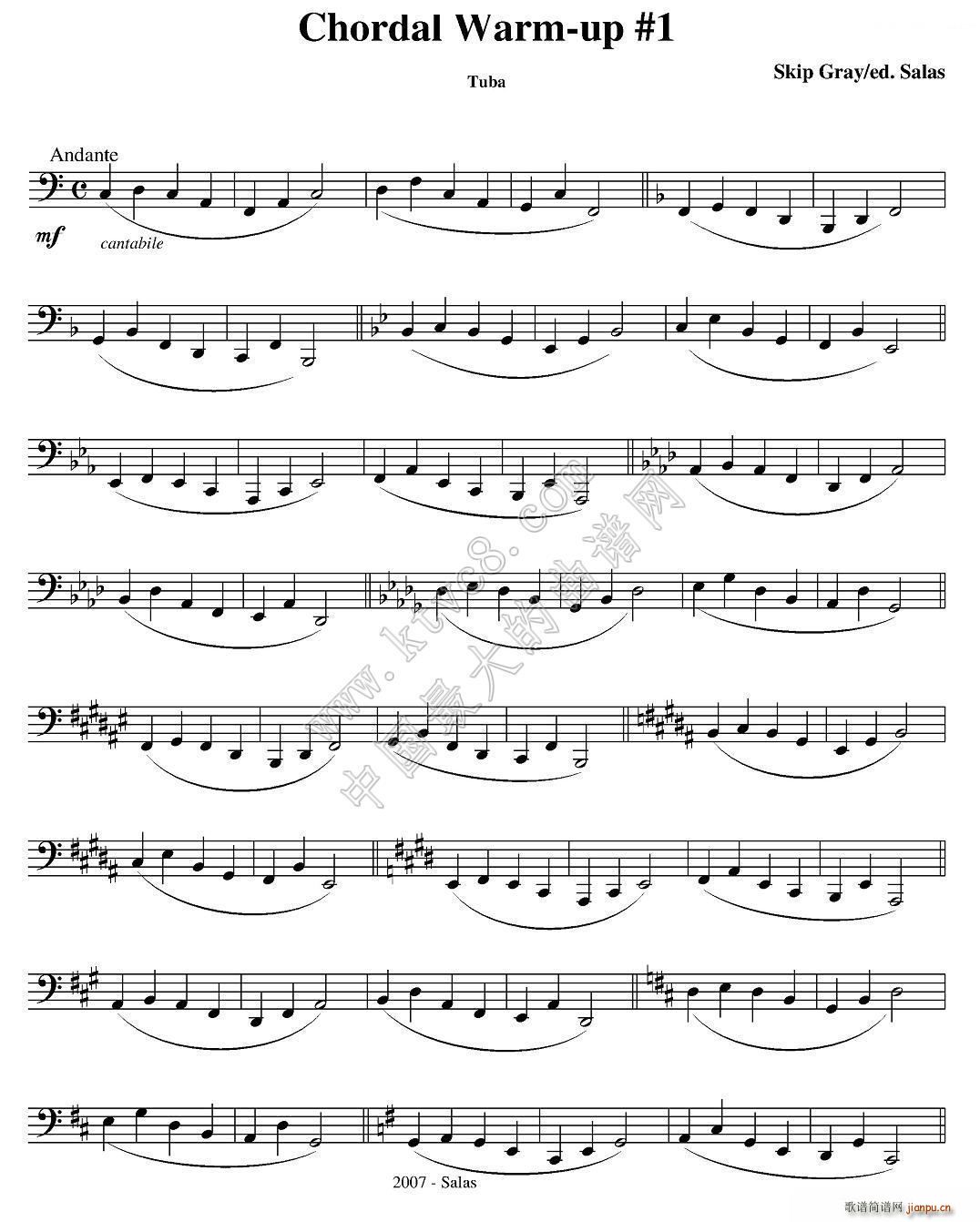 Chordal Warm up Tuba ̖(ho)(x)̲x(ʮּ)1