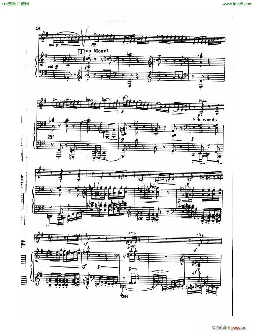 Debussy Violin Sonata Pn(V)13