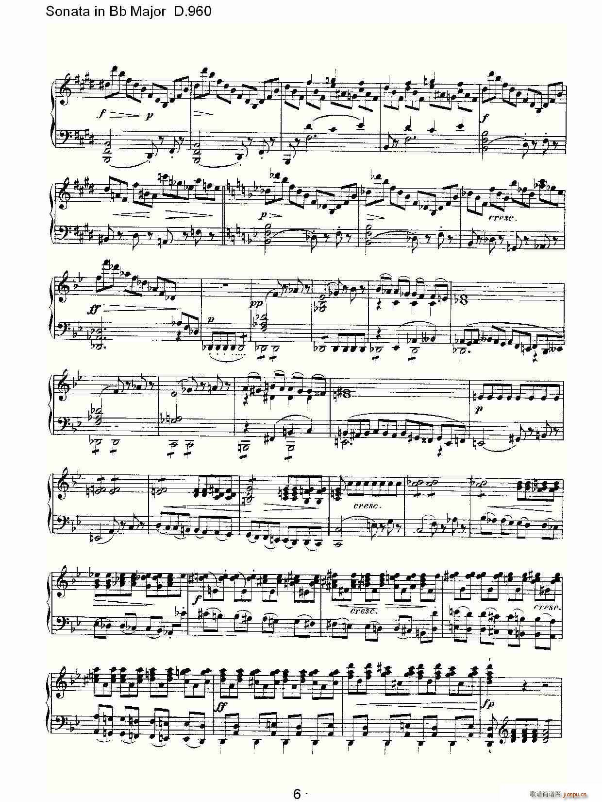 Sonata in Bb Major D.960(ʮּ)6