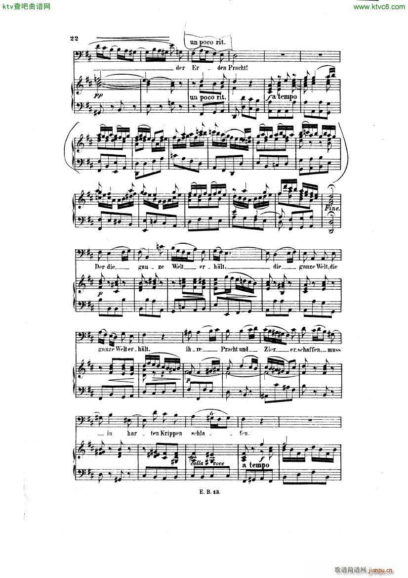 Bach JS BWV 248 Christmas Oratorio No 2 9(V)12
