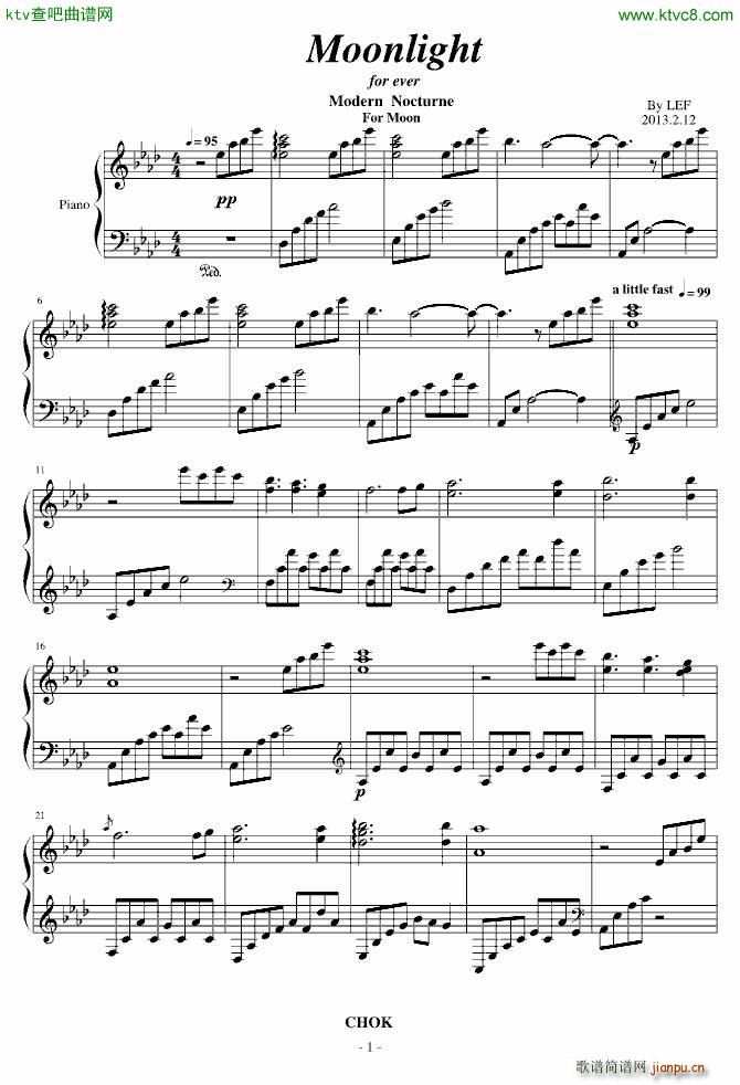 Song For Friends Piano Solo(V)1