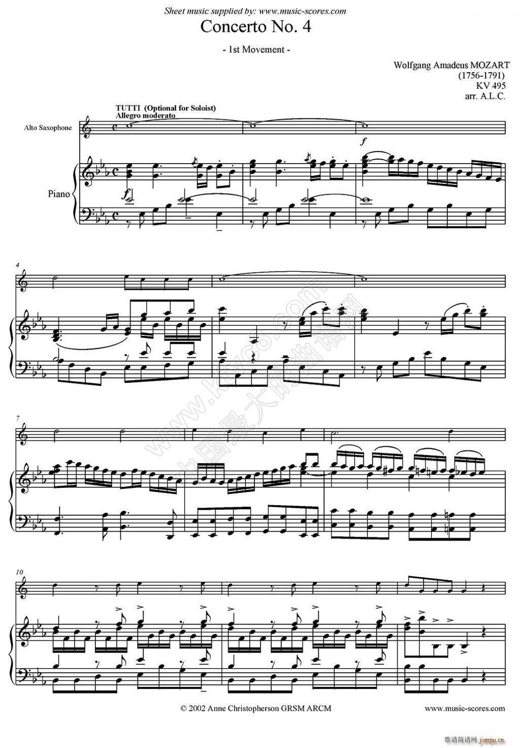 Mozart Concerto KV495 No 4 1st _˹ ٰ(V)1