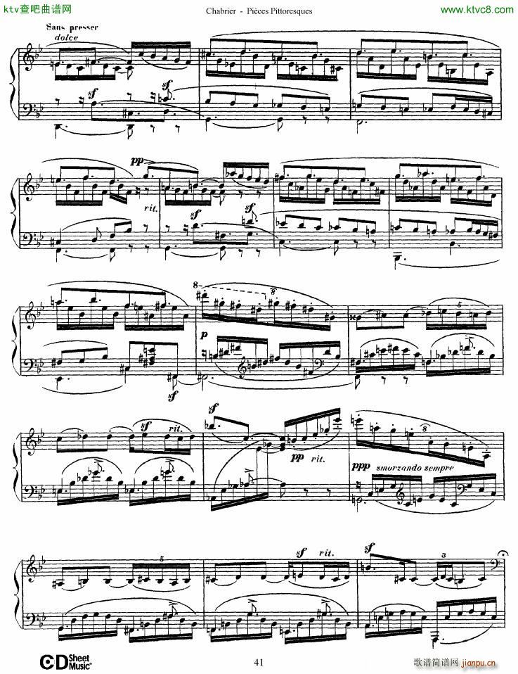 Chabrier Pices Pittoresques 7 10(V)12