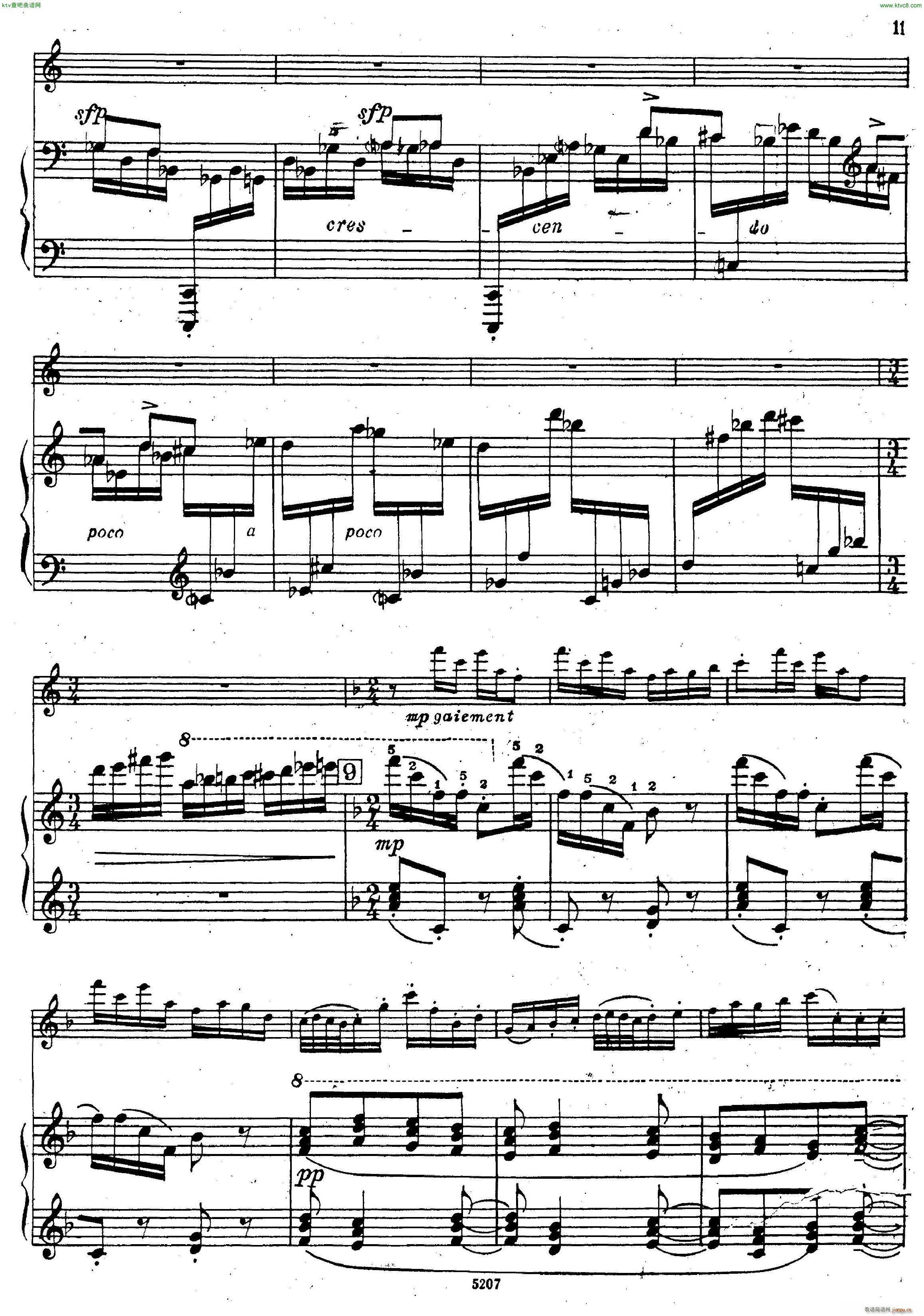 Dutilleux Sonatine for Flute and Piano(V)3