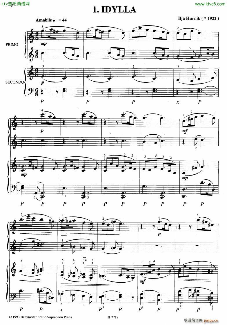 Hurnik innocenza for 4 hands(V)1