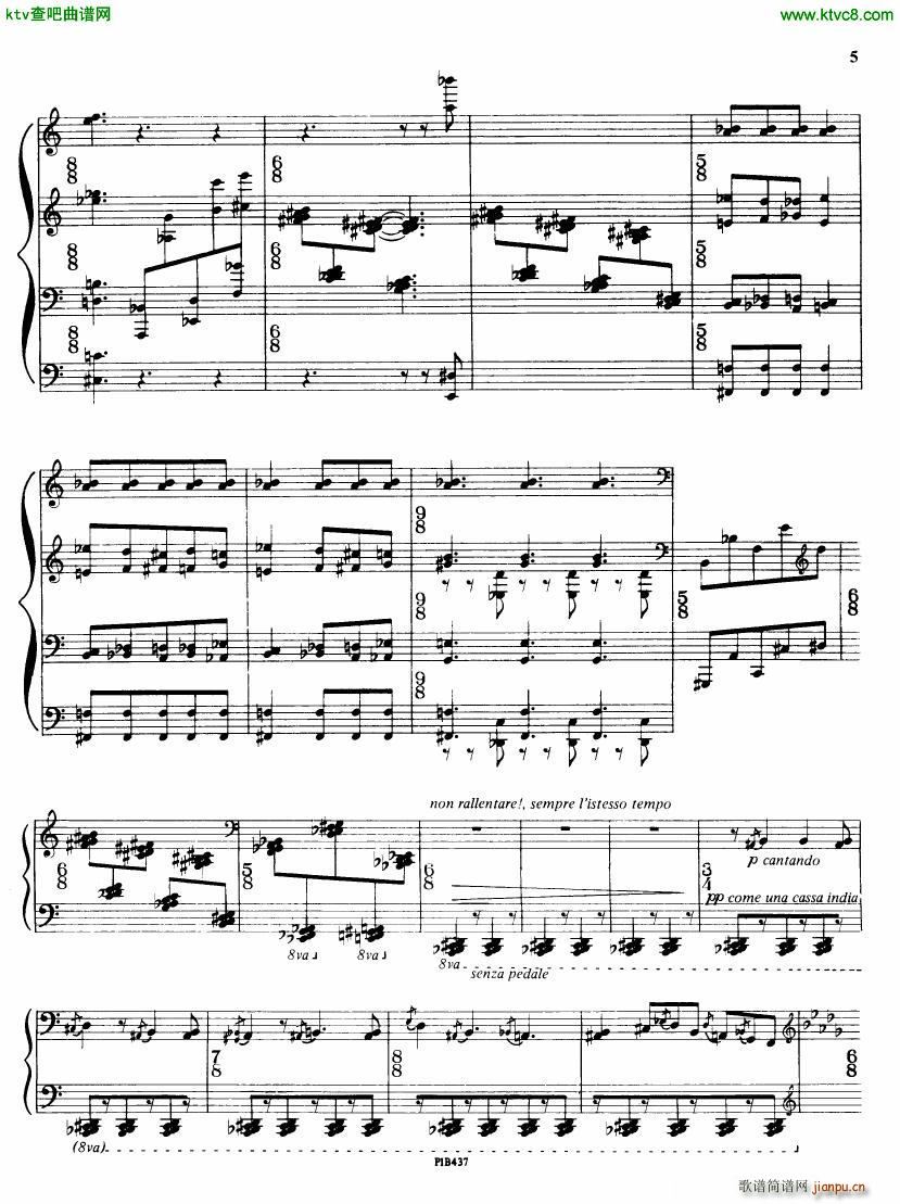 Ginastera op 53 Sonata No 2(V)5
