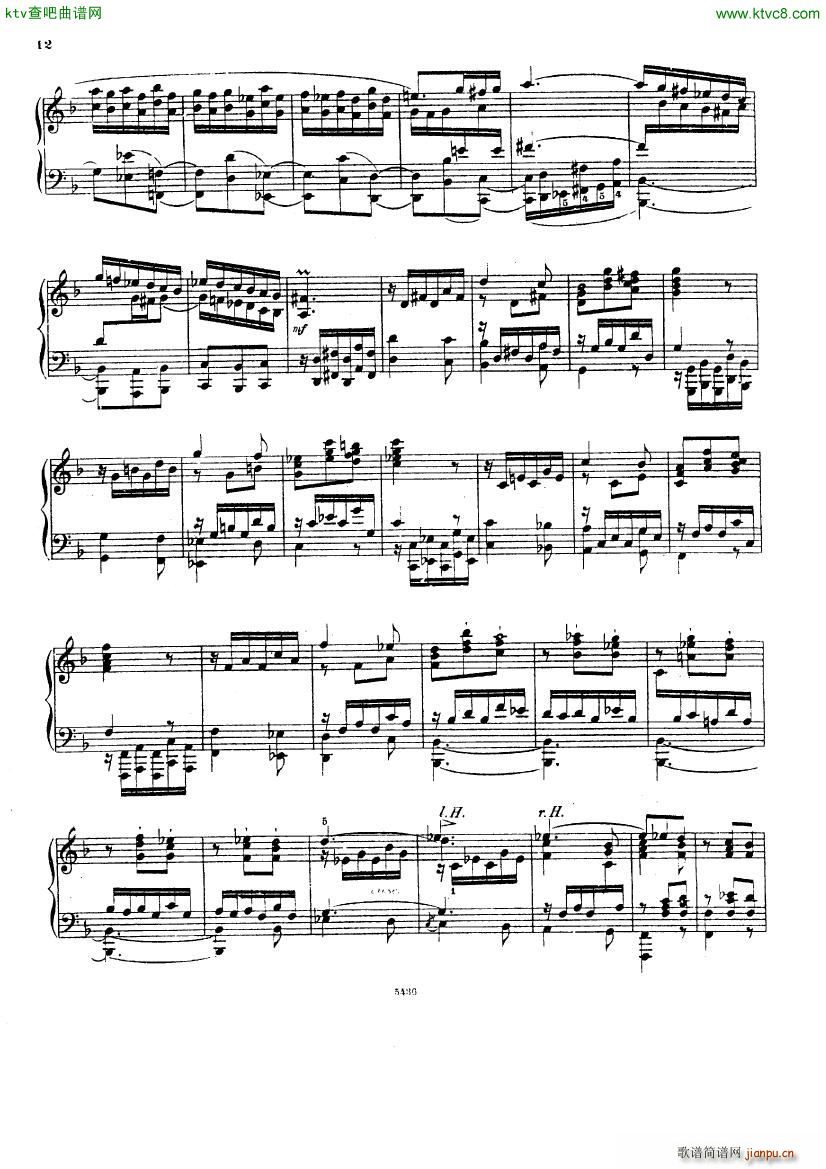 Bach D Albert Prelude Toccata and fugue in f major(V)5