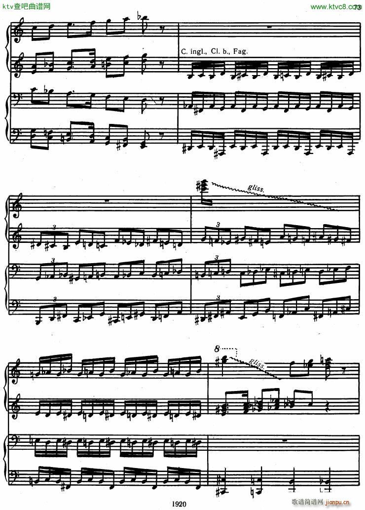 Honegger Symphony No 3 Liturgicheskaya 2 pianos (V)11