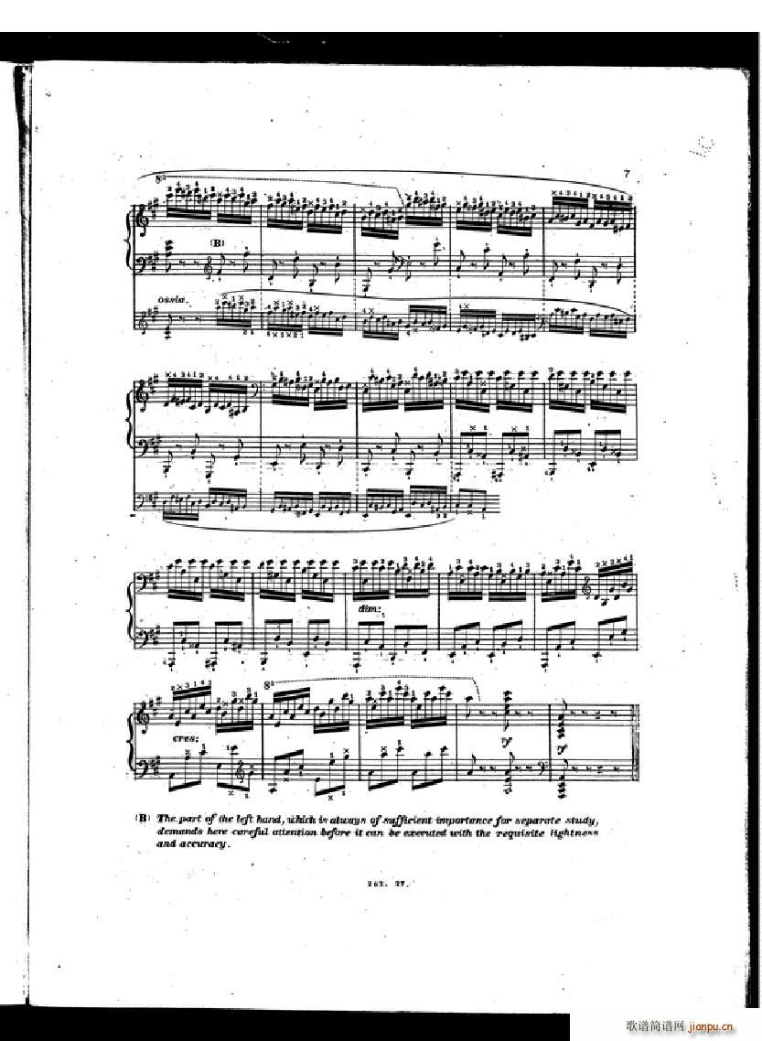 Czerny Etudes de la velocite book II(V)5