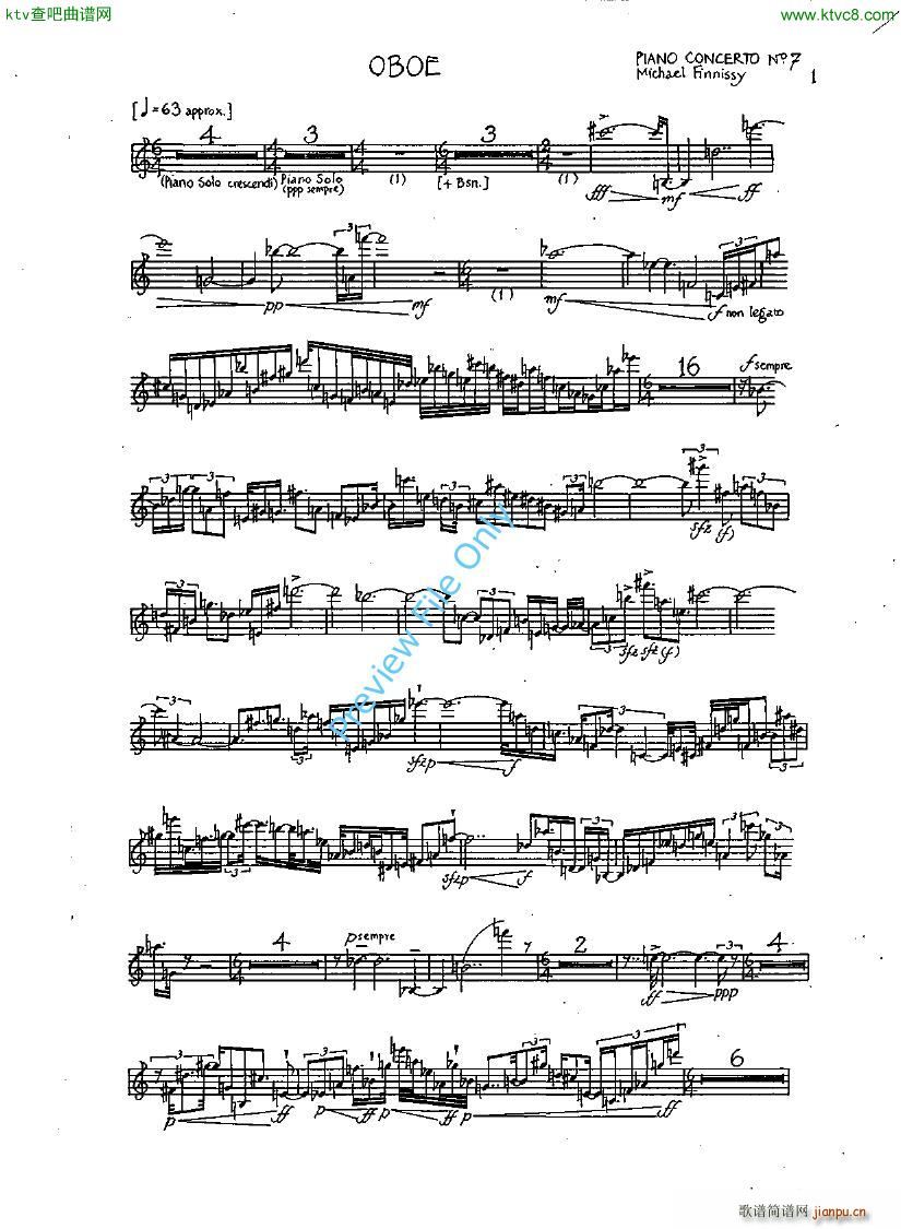Finnissy Piano Concerto No 7(V)21