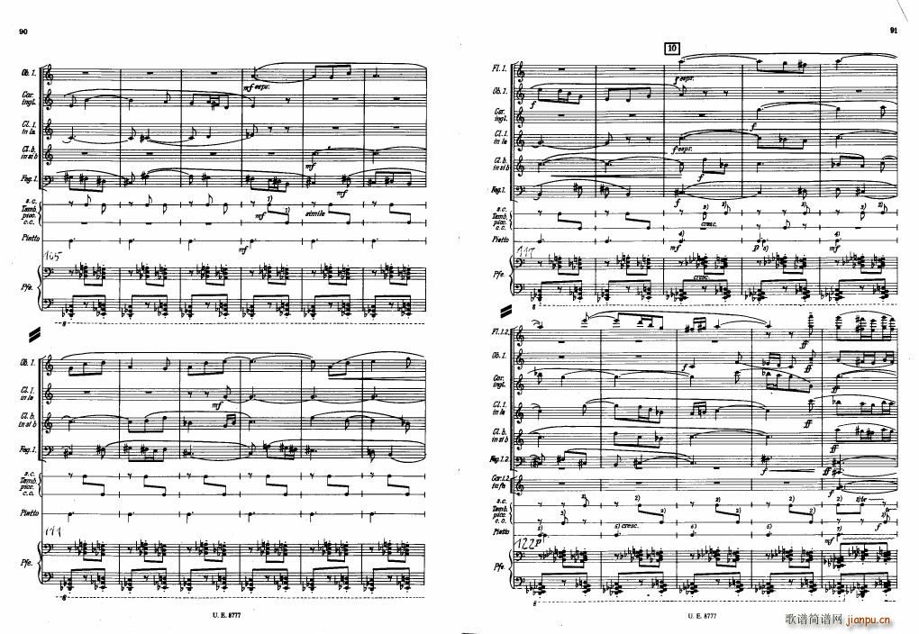 Bartok SZ 83 Piano Concerto No1 Full Score (V)5