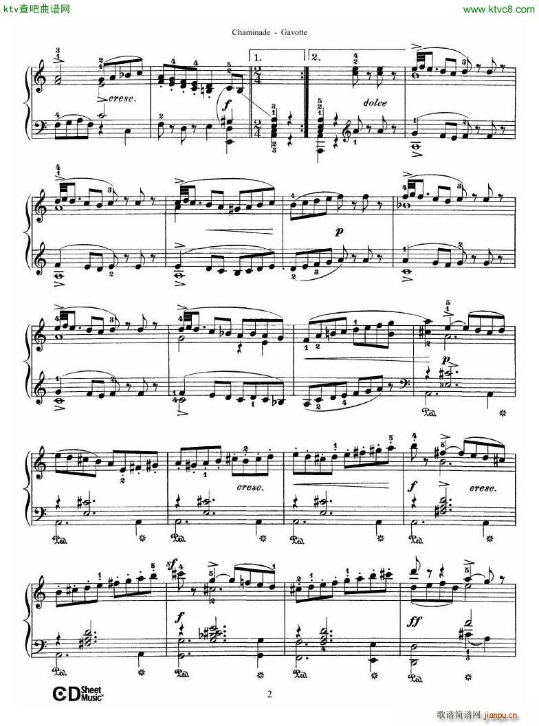 Chaminade 09 2 Gavotte(V)1