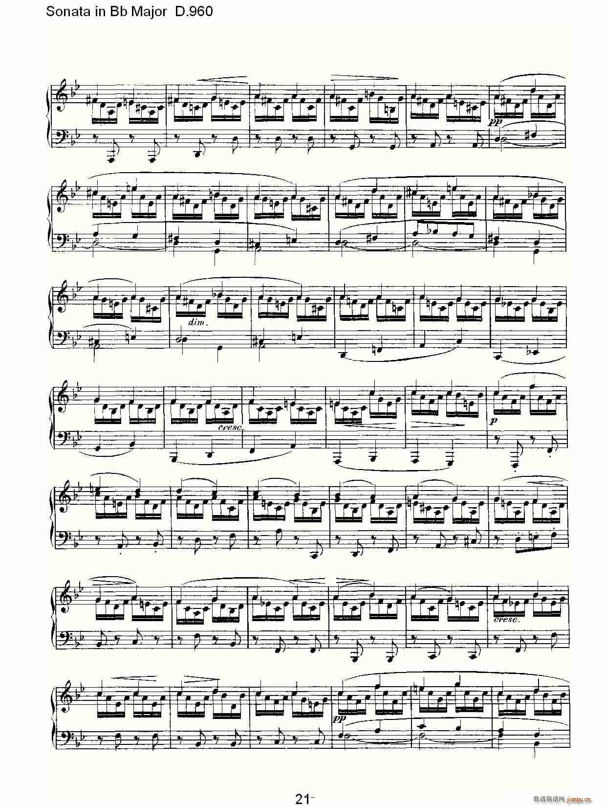Sonata in Bb Major D.960(ʮּ)21