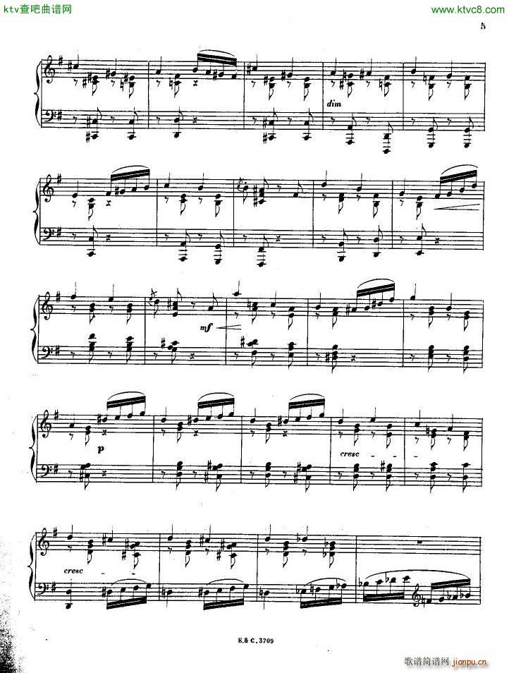 Chaminade op 92 2e arabesque(V)5