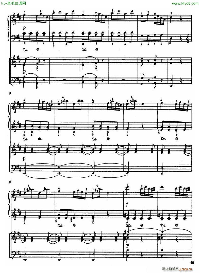 Haydn Piano Concerto in D Major 2pf(V)47