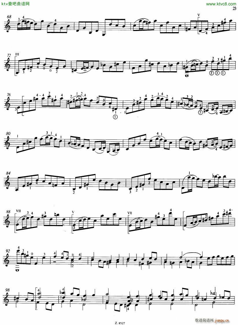 Bach JS BWV 1005 Sonata for Solo Violin in C(V)31