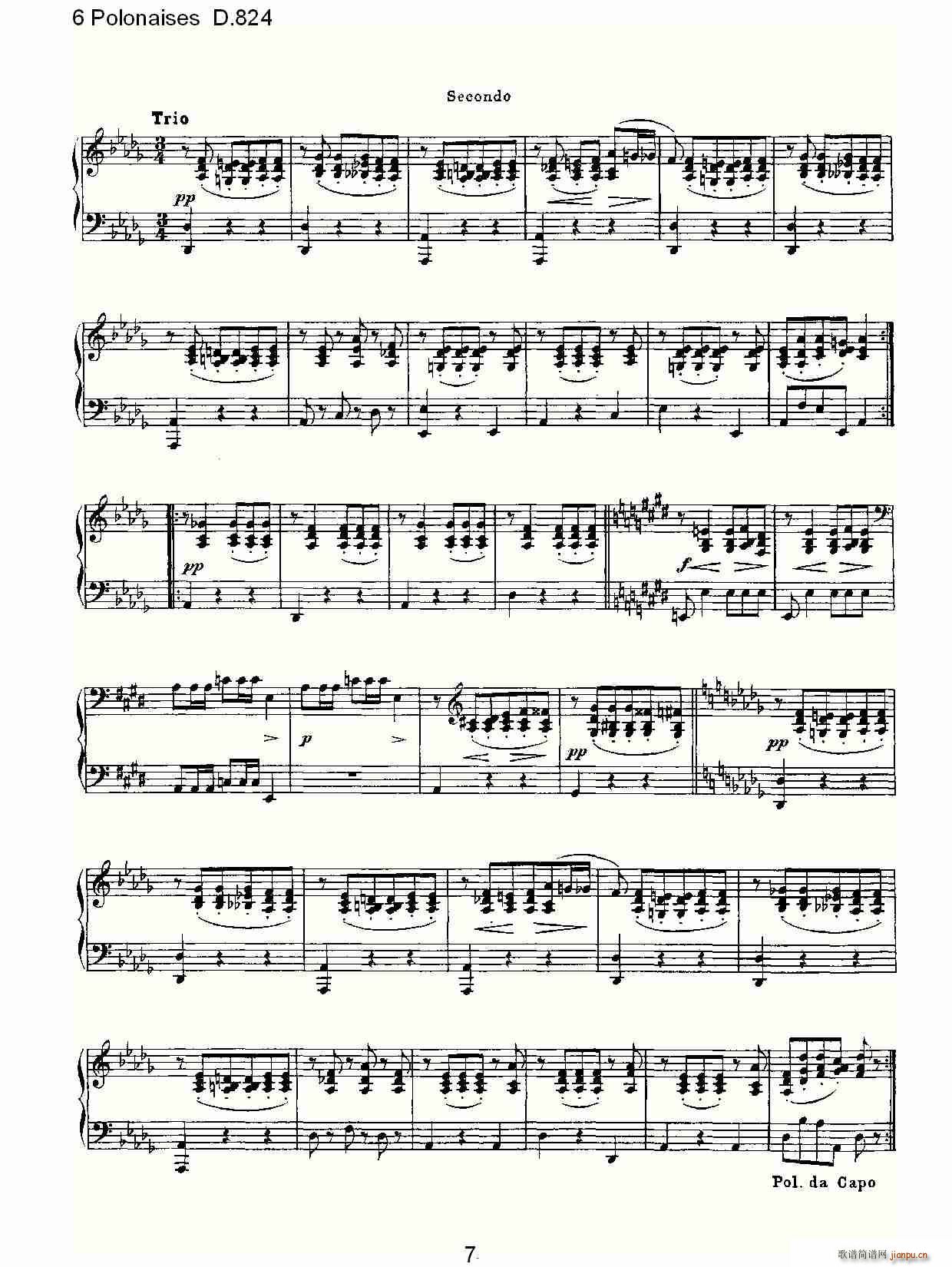 6 Polonaises D.824(ʮּ)7