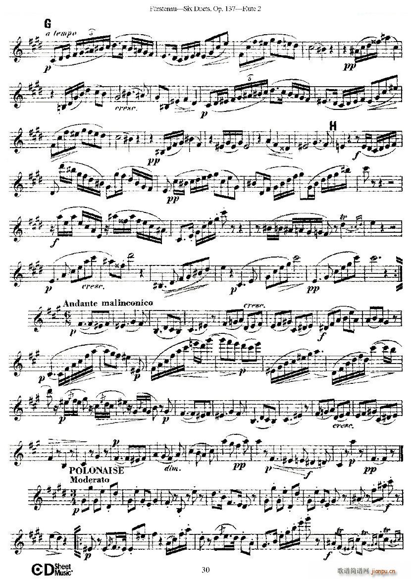 Six Duets Op 137 ֮  Ʒ 137̖ ~(V)9