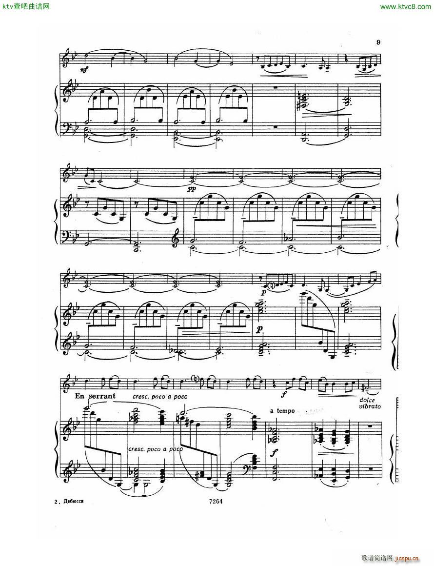 Debussy Violin Sonata Pn(V)8