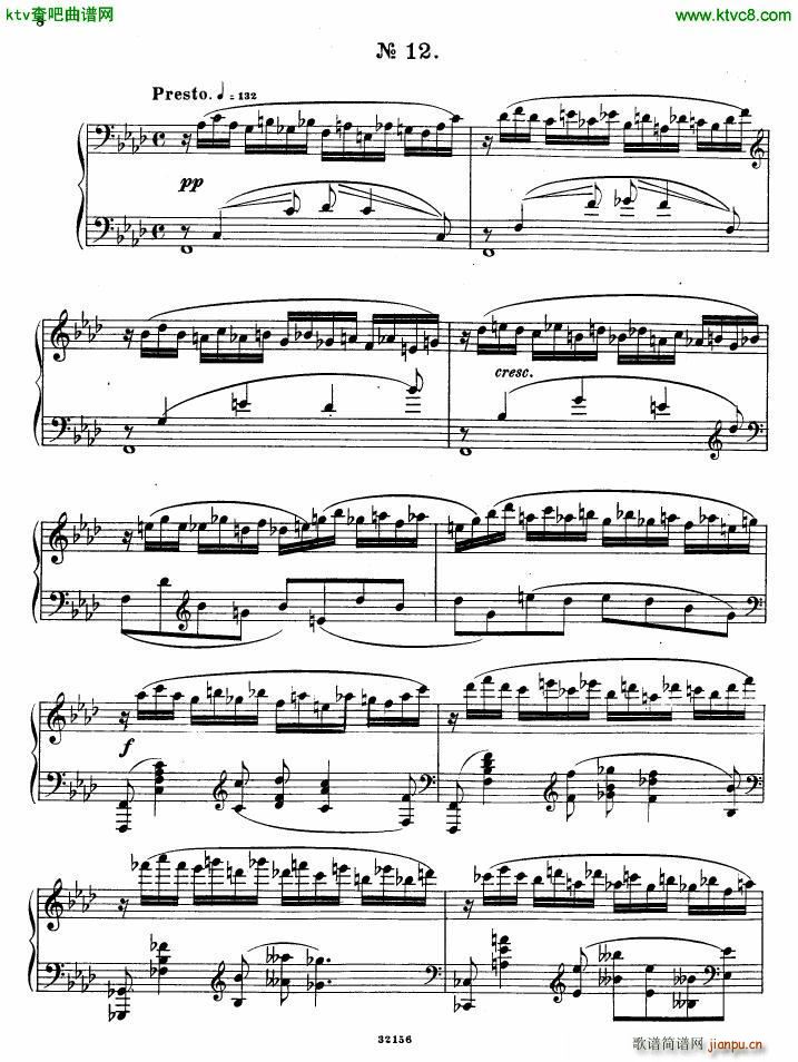 Gliere 25 Preludes op30 Book3(V)6