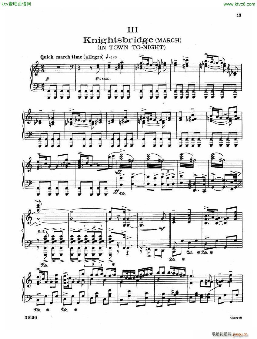 Coates London Suite Piano Suite(V)13