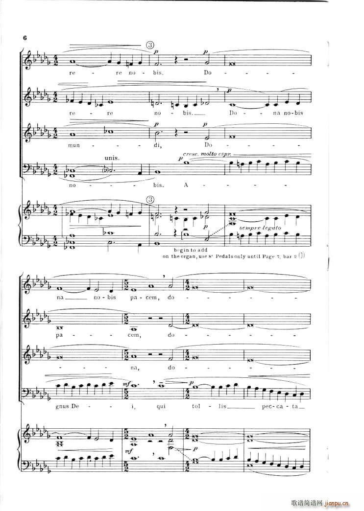 Barber op 11 Agnus Dei(V)5