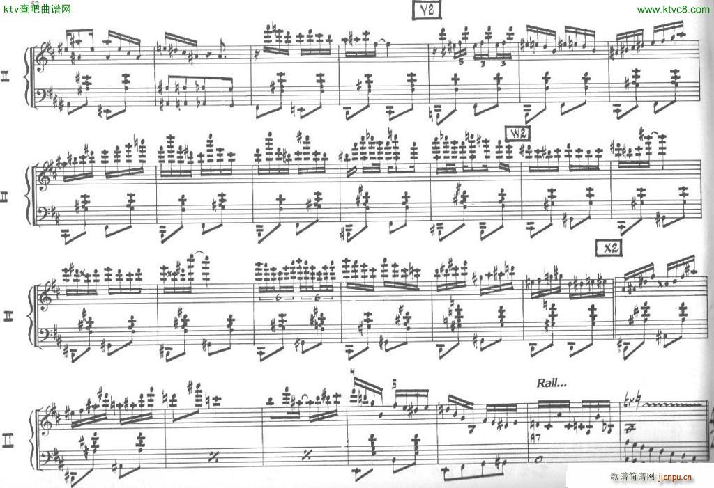 Bolling Sonata for Two Pianist no 2 Part3(V)5