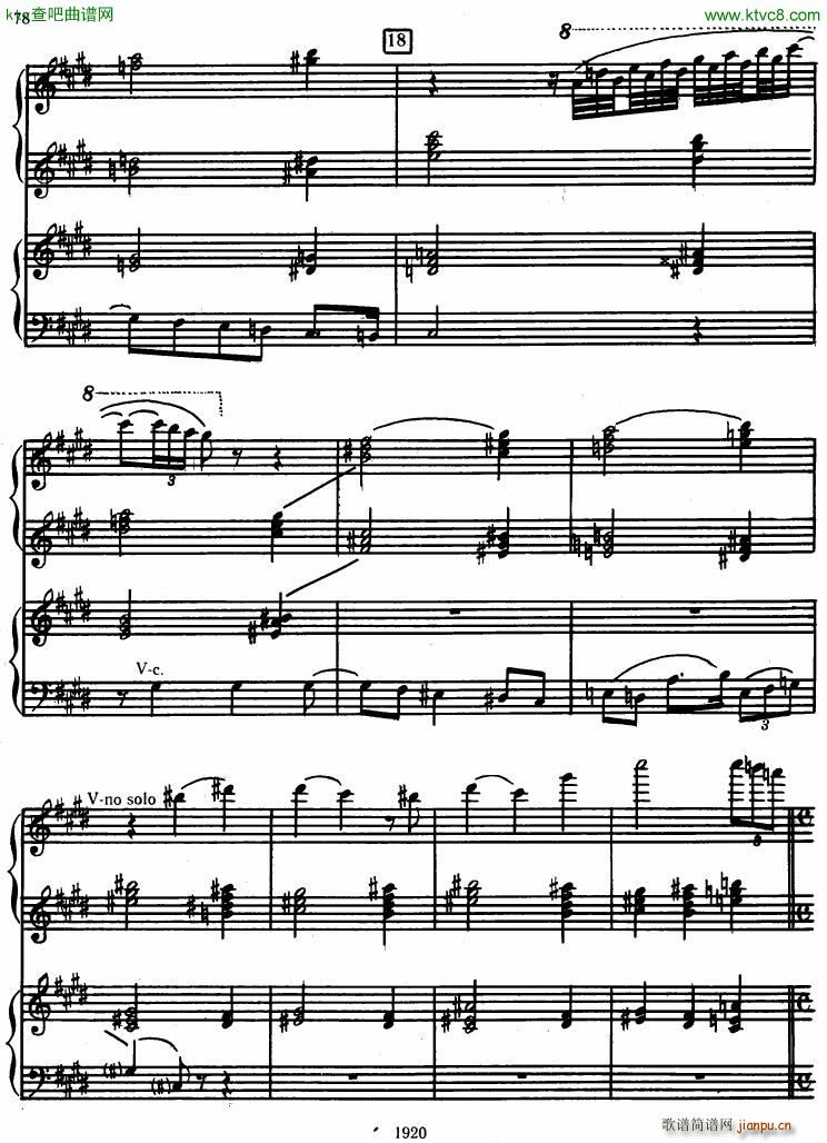 Honegger Symphony No 3 Liturgicheskaya 2 pianos (V)16