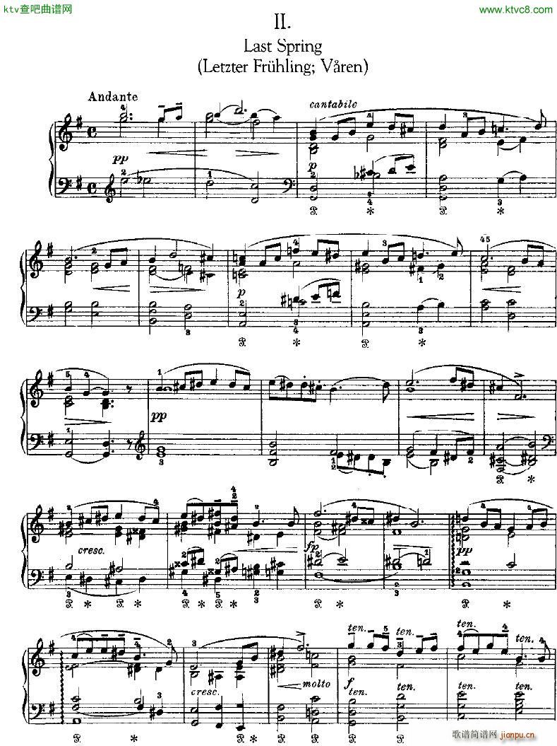 Two Elegiac Melodies op 34(V)3