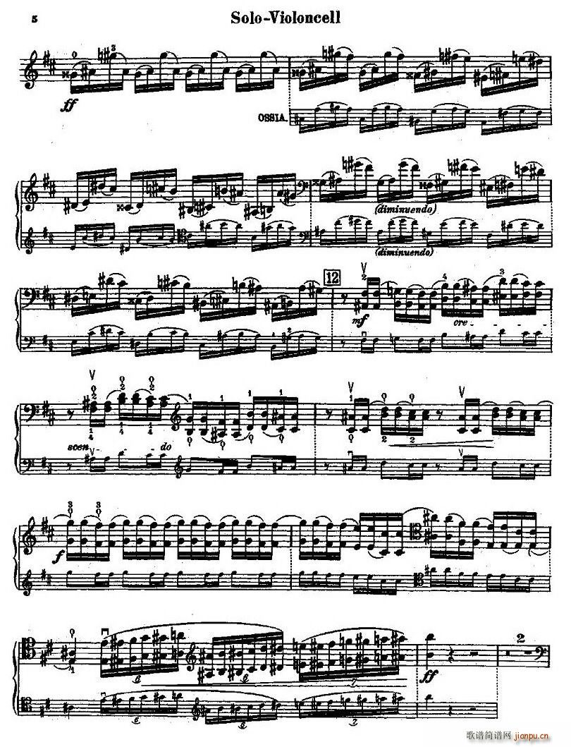 CELLO CONCERTO in B minor(V)5