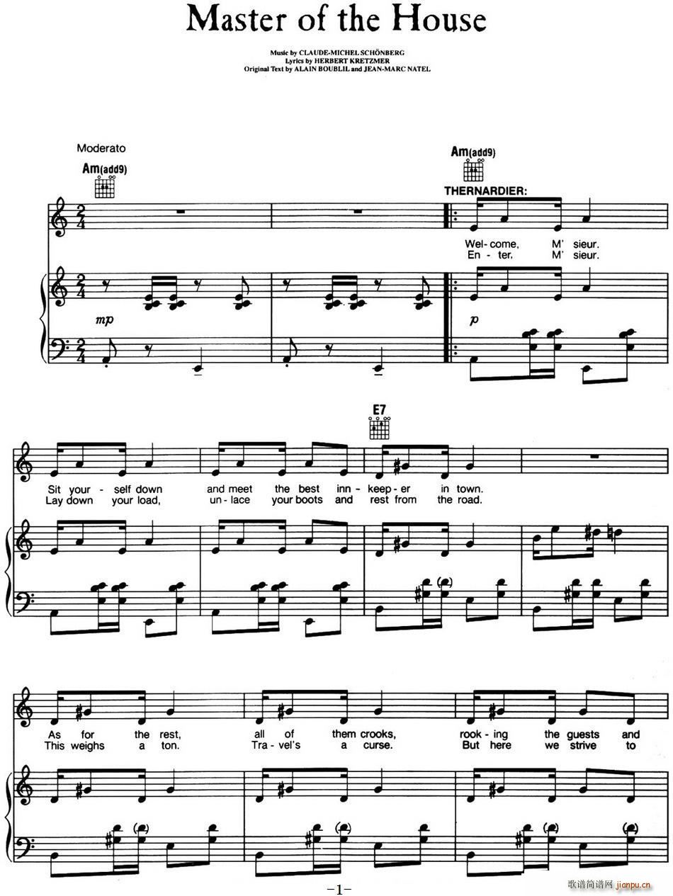 Master of the House  K Les Miserables x(ʮּ)1